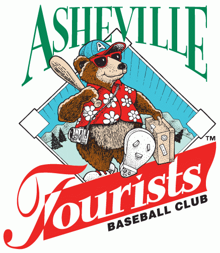 Asheville Tourists 1980-2004 Primary Logo iron on paper